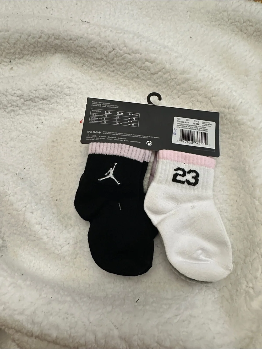 Baby Girl Nike Jordan Socks